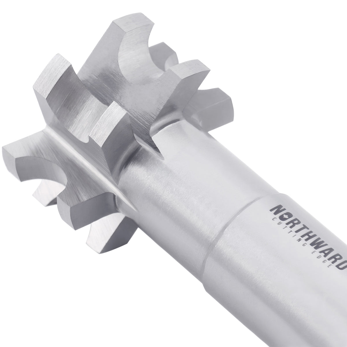 Northward HSS Concave Radius Cutter, R3/16, D1, 3/4" Shk, 6-Flute