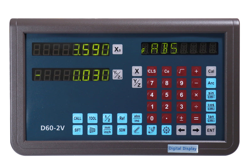 Paquets DRO 2 axes pour machines à tour, balances en verre (X, Y)