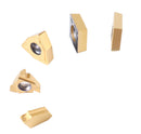 2 Pc of Each Kind of Carbide Inserts for 2988-0001, CVD Coated and Tin Coated, Total 10 Pieces, 2988-0001Inserts
