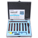 1/2" 9 Pieces/Set, Indexable Carbide Turning Tools and Boring Bar, 2988-0012