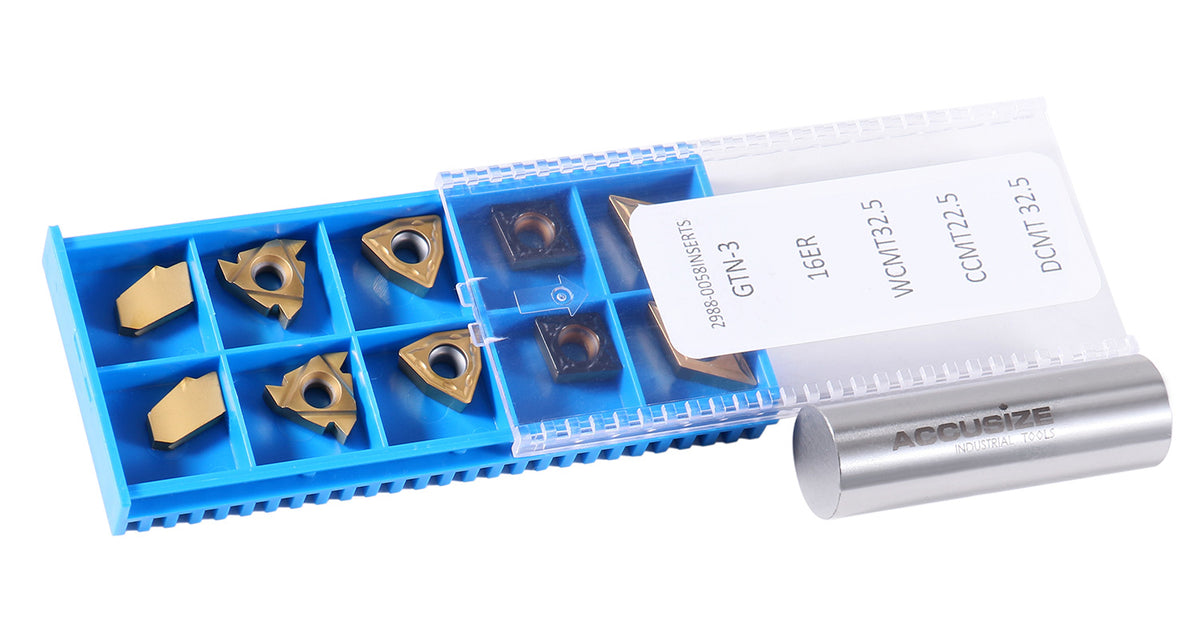 2 Pc of Each Kind of Carbide Inserts for 2988-0058, Tin Coated, Total 10 Pieces, 2988-0058Inserts
