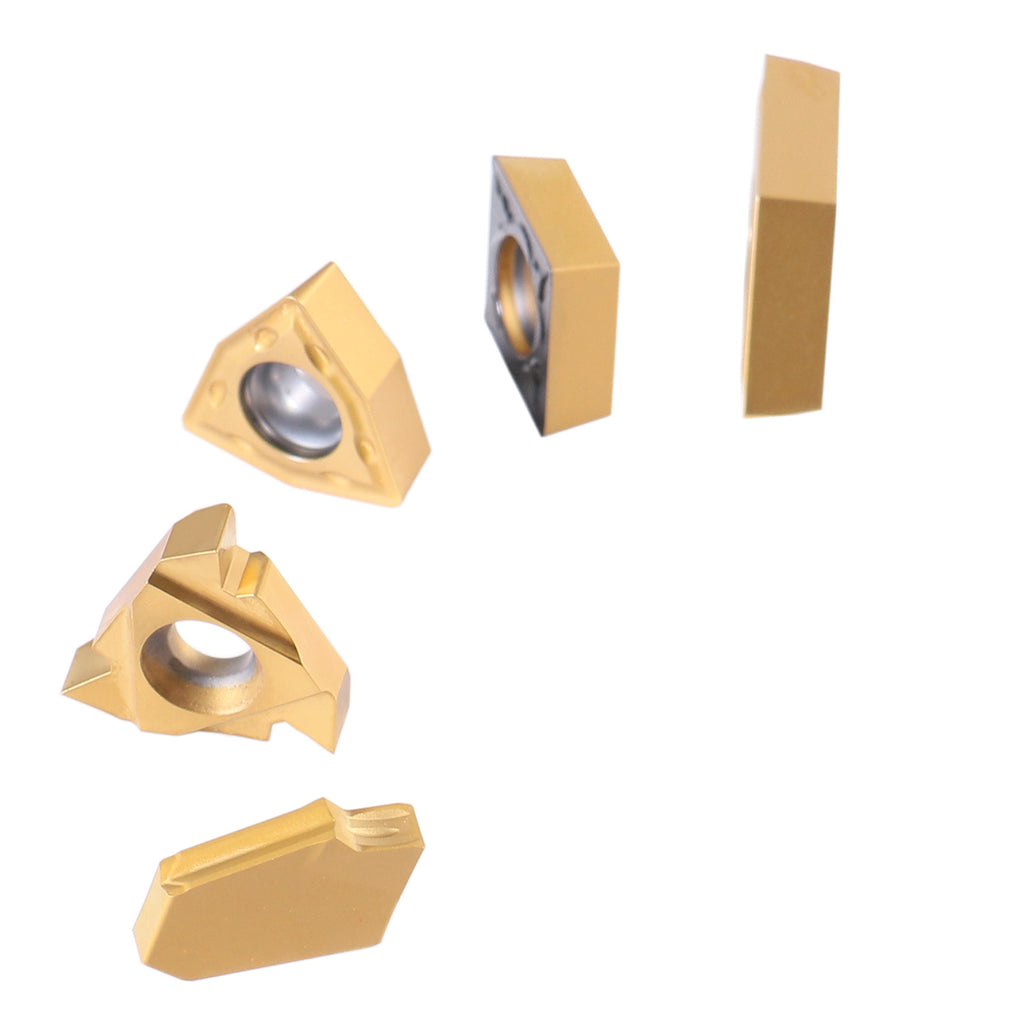 2 Pc of Each Style of Carbide Inserts for 9-Pc Indexable Carbide Turni