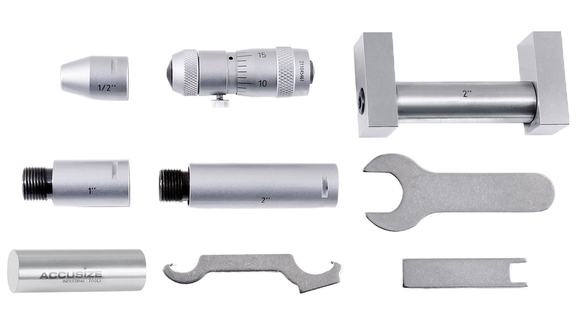 '- 2-6'' Inside Micrometers Set 0.001'' Increments, 3011-2051