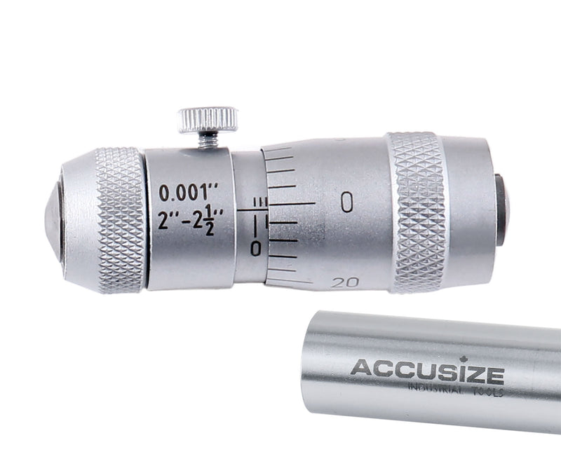 - 2-6'' Inside Micrometers Set 0.001'' Increments, 3011-2051