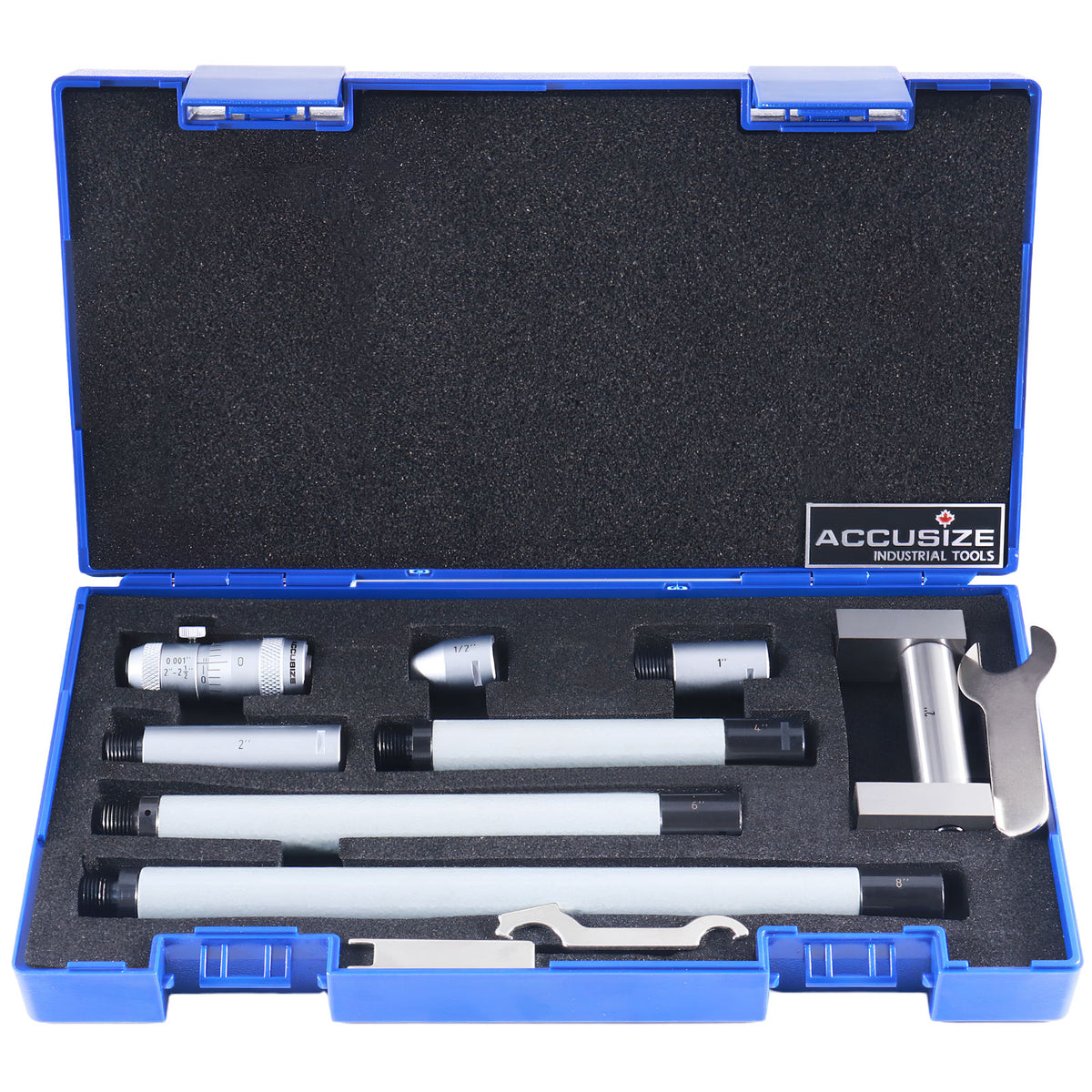 2-24'' by 0.001'' Resolution Inside Micrometer Set, 3011-5051