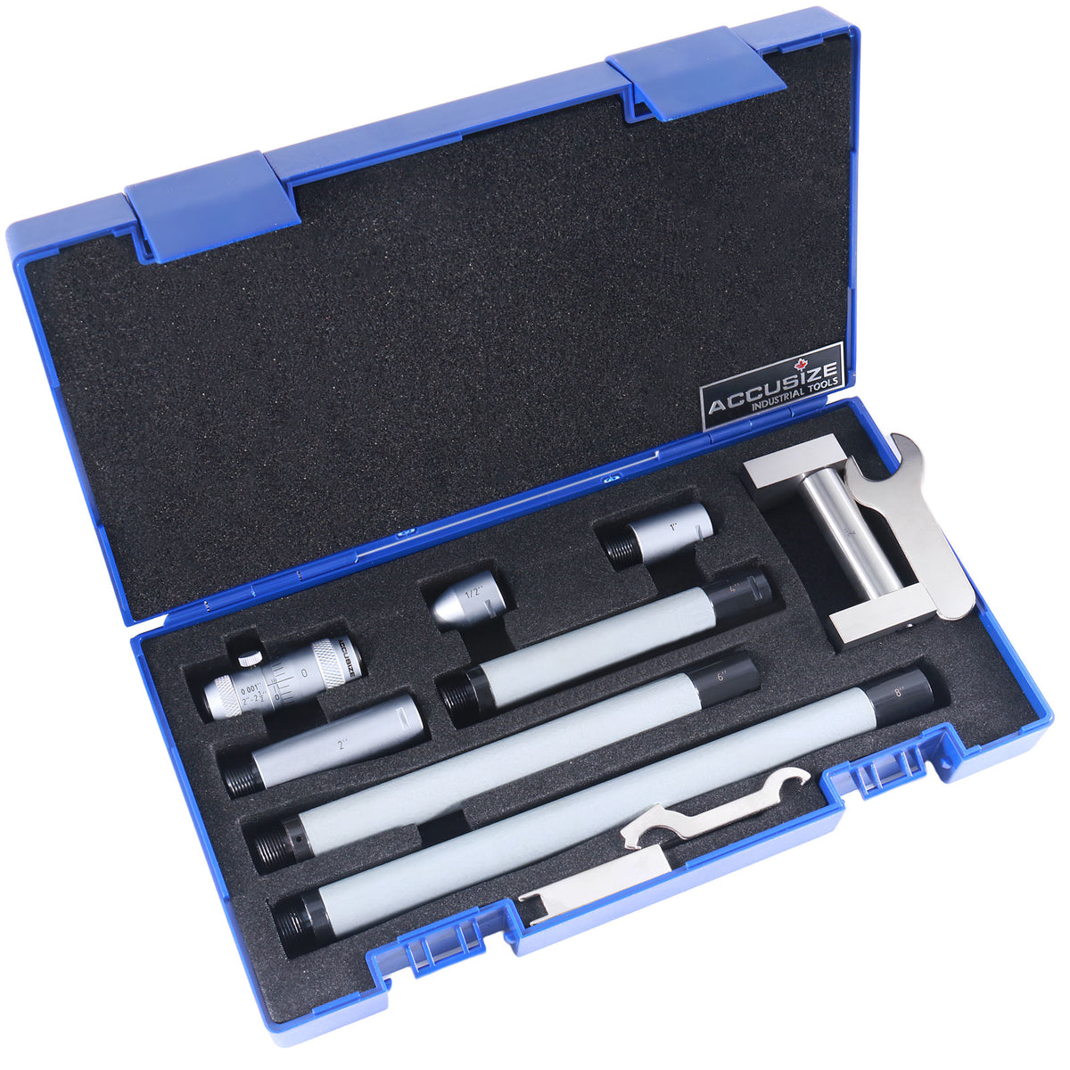 2-24'' by 0.001'' Resolution Inside Micrometer Set, 3011-5051