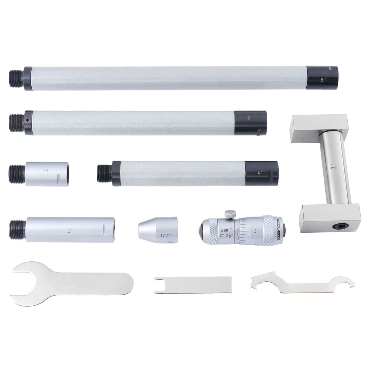 2-24'' by 0.001'' Resolution Inside Micrometer Set, 3011-5051
