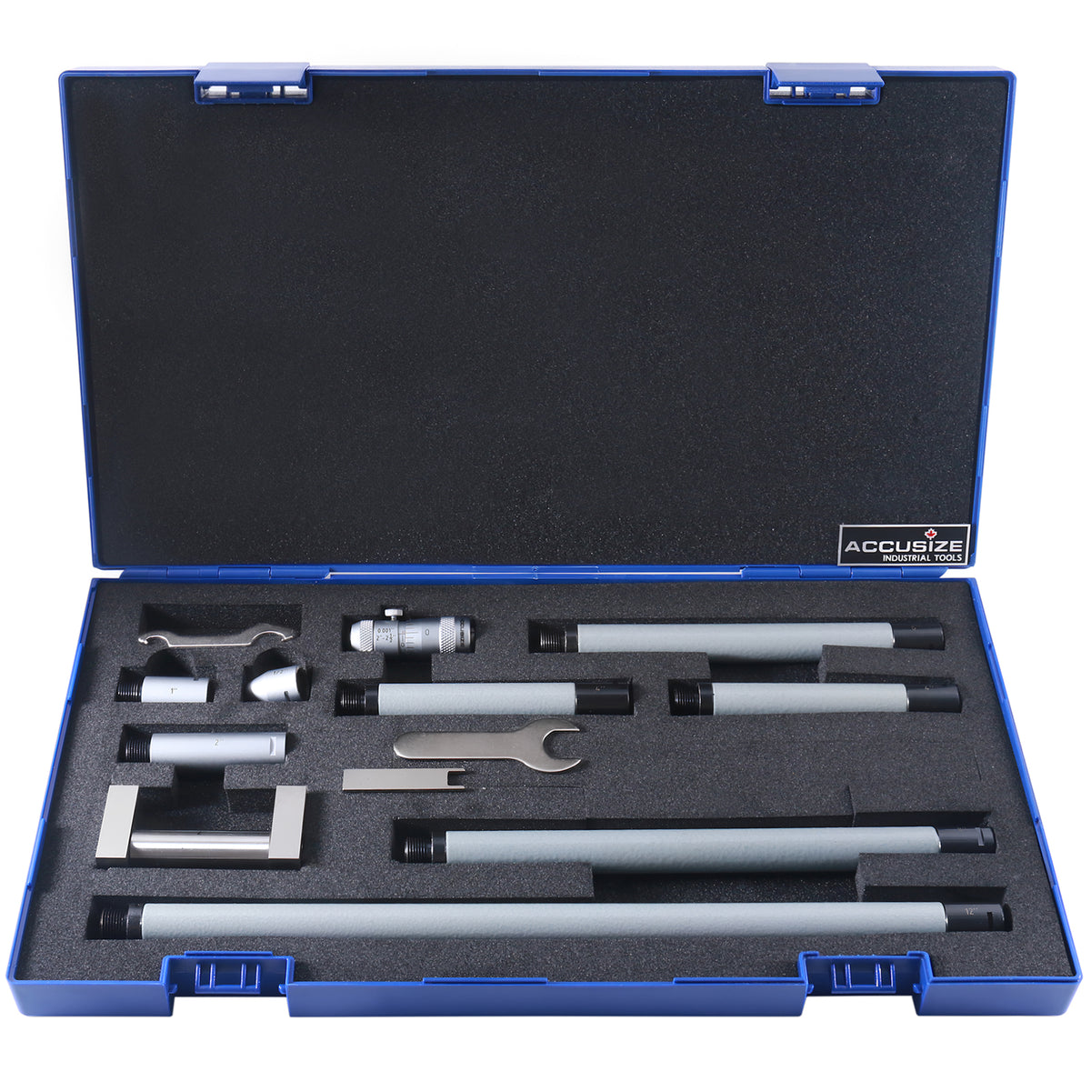 2-40'' by 0.001'' Resolution Inside Micrometer Set, 3011-6051