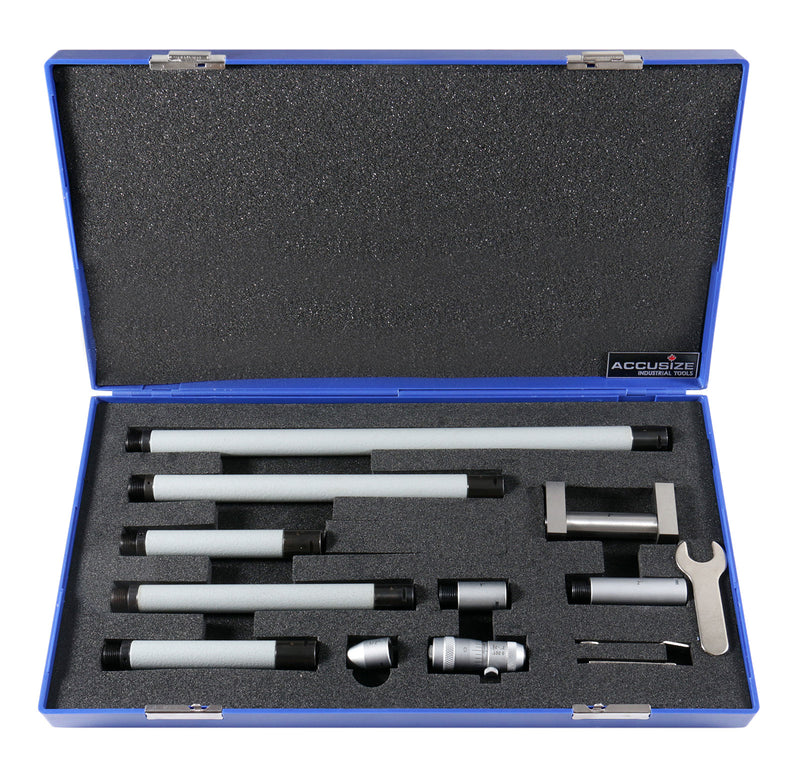 2-40'' by 0.001'' Resolution Inside Micrometer Set, 3011-6051
