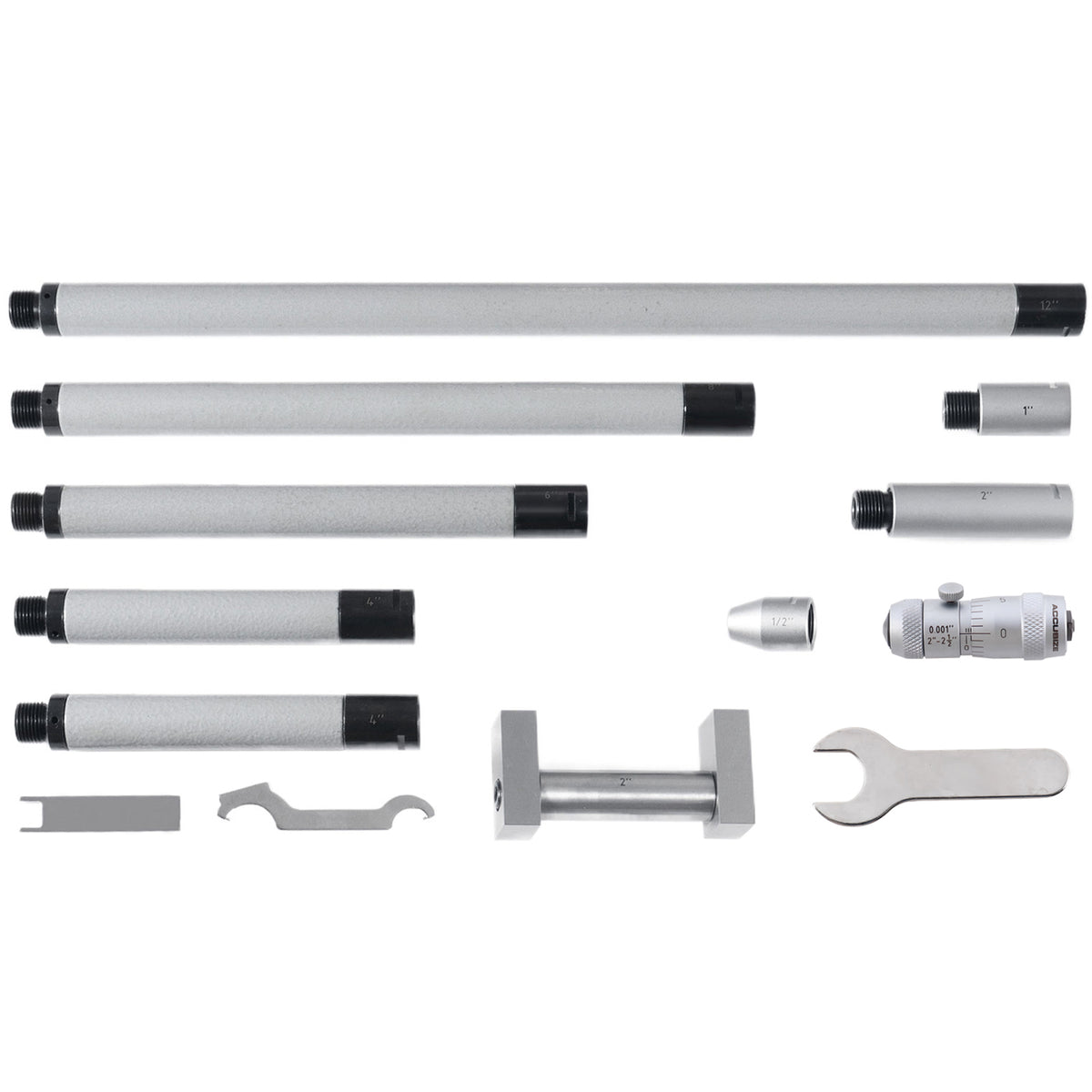 2-40'' by 0.001'' Resolution Inside Micrometer Set, 3011-6051