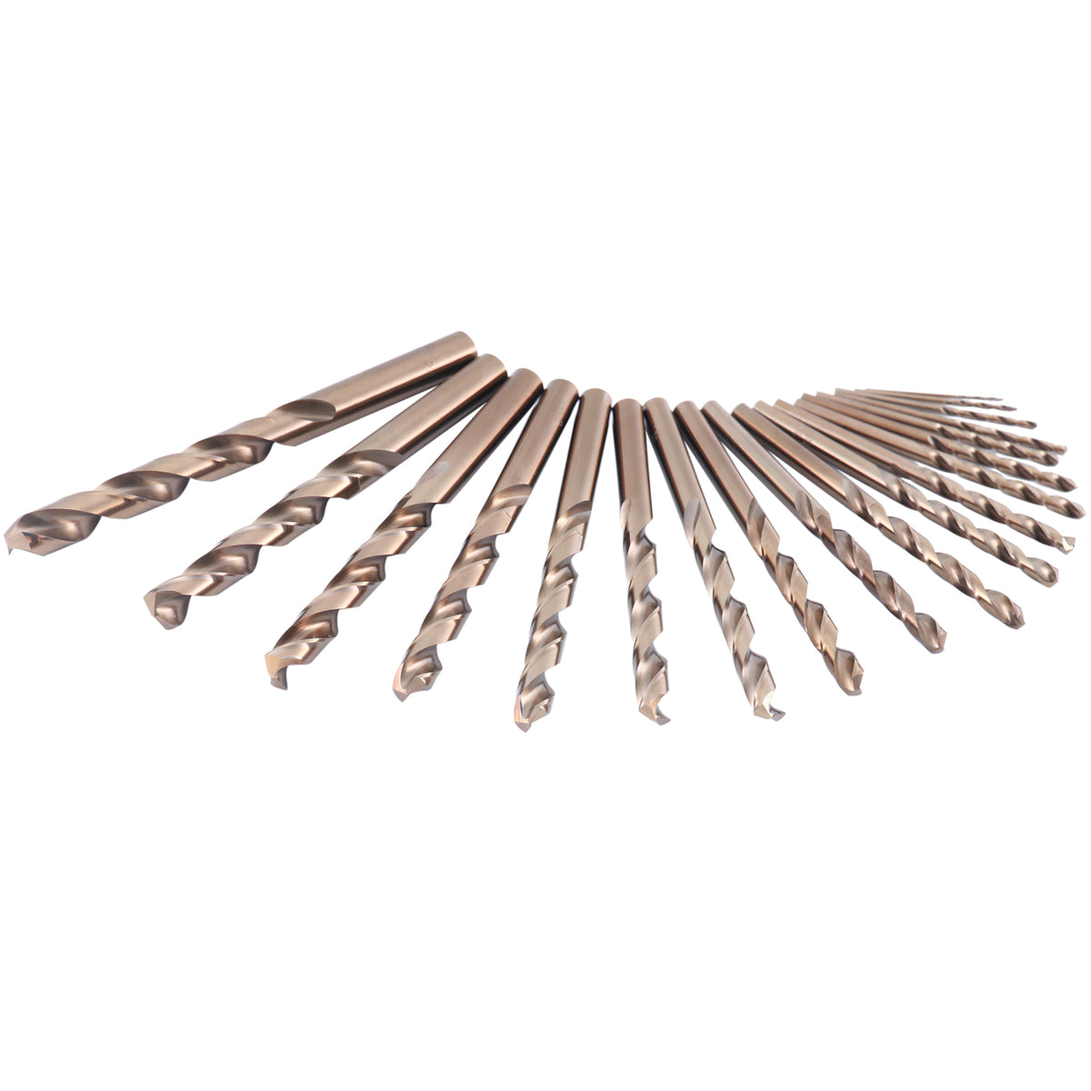 Accusize M35 Cobalt Metric Drill Set 1-10 mm by 0.5 mm, 19 Pc