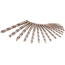 Accusize M35 Cobalt Metric Drill Set 1-10 mm by 0.5 mm, 19 Pc