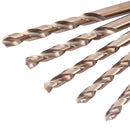 Accusize M35 Cobalt Metric Drill Set 1-10 mm by 0.5 mm, 19 Pc