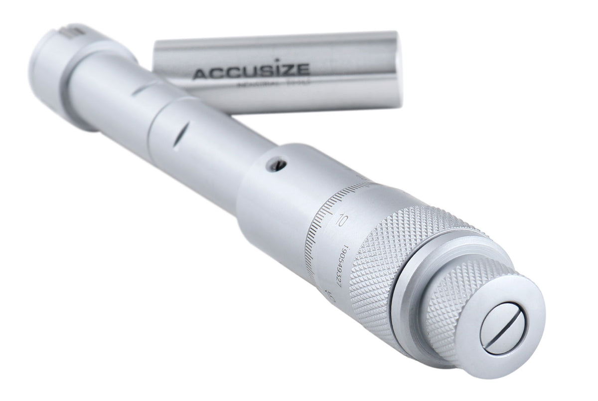 0.8'' to 1.0'' Three-Point Internal Micrometer, Ratchet Stop, 3150-6071