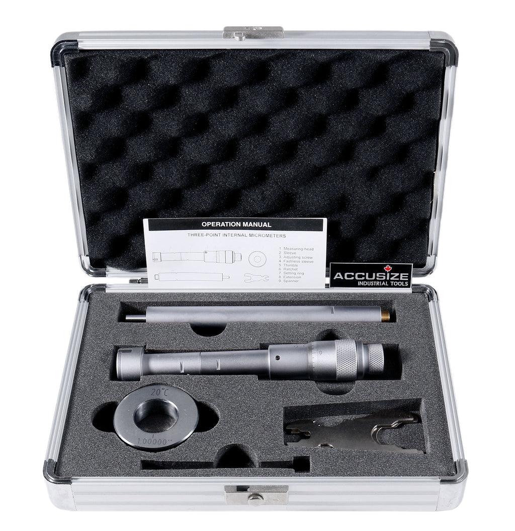 Micrometer Rachet Three -Point Internal Micrometers, Ratchet Stop