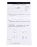 Three -Point Internal Micrometers, Ratchet Stop