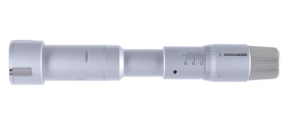 Three -Point Internal Micrometers, Ratchet Stop