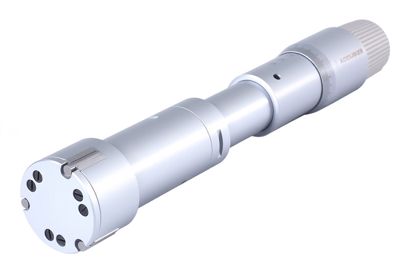 Three -Point Internal Micrometers, Ratchet Stop