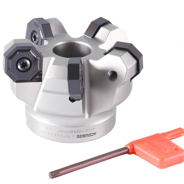 R8 Shell Mill CME 45 Degree Indexable Face Shell Mill With R8 Arbor ...