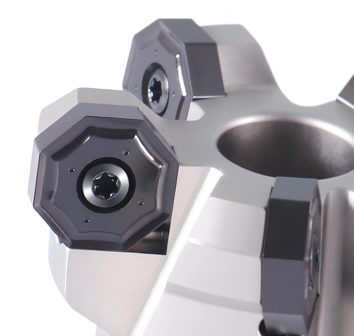 Fraise de face indexable à 45 degrés pour plaquette octogonale double face 16 arête de coupe, ongx0800608 Inserts