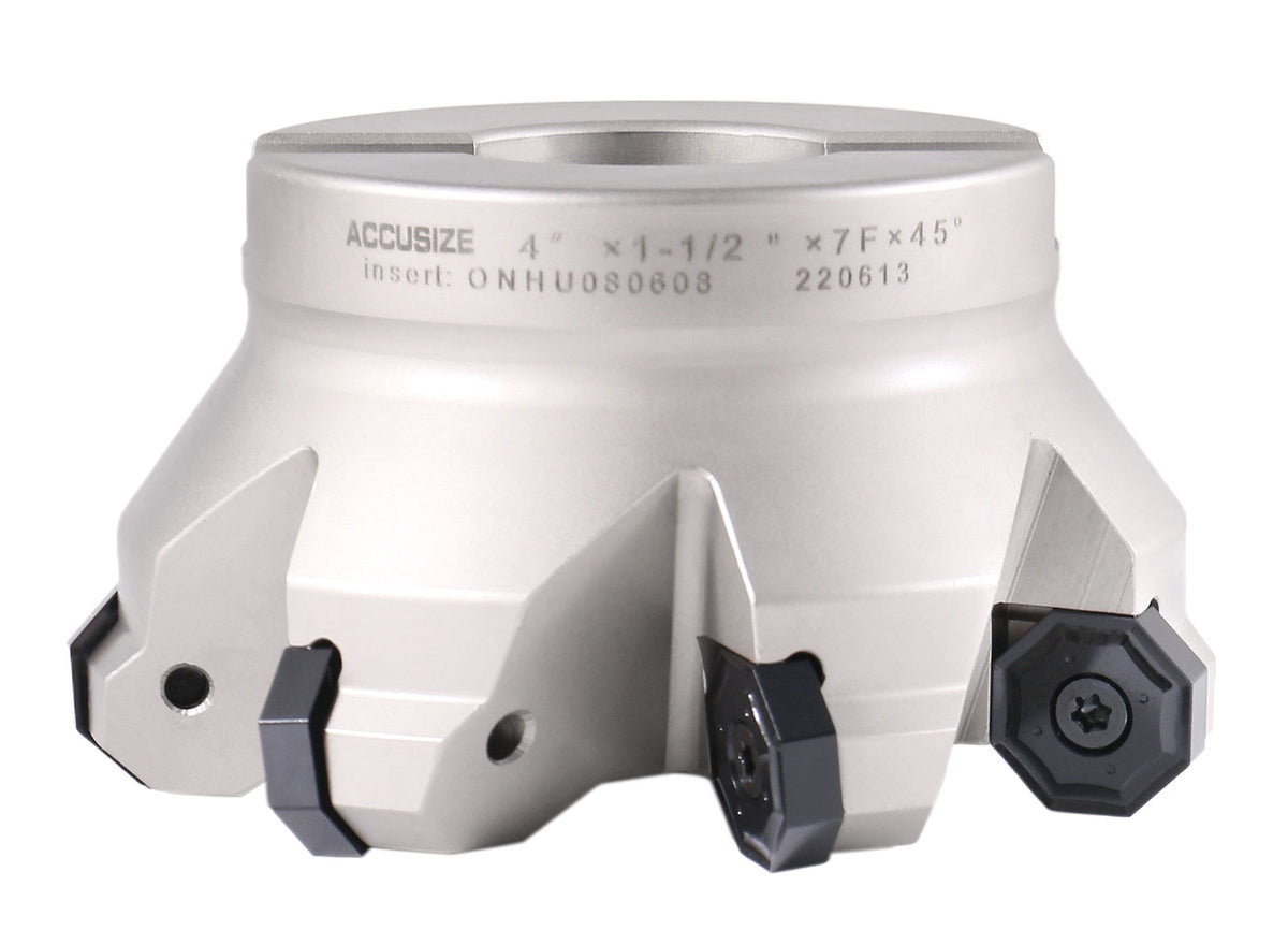 Fraise de face indexable à 45 degrés pour plaquette octogonale double face 16 arête de coupe, ongx0800608 Inserts