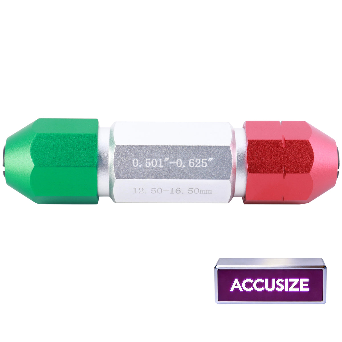 Accusize Go/No Go Double End Gage Handle 0.501"-0.625"