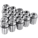 Metric Er Collet 2 mm to 16 mm by 1 mm Er-25 Collet 15 Pc, 3350-0584