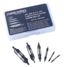 6pc M35 (H.S.S. +5% Cobalt) TiALN Coated Center Drill Set