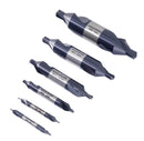 6pc M35 (H.S.S. +5% Cobalt) TiALN Coated Center Drill Set