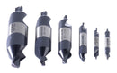6pc M35 (H.S.S. +5% Cobalt) TiALN Coated Center Drill Set