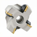 Fraises de fraisage de surface indexables à 75 degrés positifs, avec inserts en carbure SPG422 installés, corps nickelé