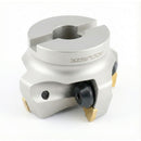 Fraises de fraisage de surface indexables à 75 degrés positifs, avec inserts en carbure SPG422 installés, corps nickelé