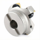 Fraises de fraisage de surface indexables à 75 degrés positifs, avec inserts en carbure SPG422 installés, corps nickelé