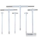 Premium 5/16'' - 6", 6ps/Set Telescoping Gage Set, Satin Chrome Finished, 3602-5018