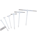 Premium 5/16'' - 6", 6ps/Set Telescoping Gage Set, Satin Chrome Finished, 3602-5018
