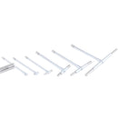 Premium 5/16'' - 6", 6ps/Set Telescoping Gage Set, Satin Chrome Finished, 3602-5018