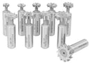 10 Pcs Hss Woodruff Key Cutter Set, 1/2'' Straight Shank, 3800-1101
