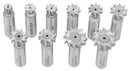 10 Pcs Hss Woodruff Key Cutter Set, 1/2'' Straight Shank, 3800-1101