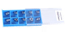 Replacement Inserts Set (10 pcs/set) for 9 pcs Indexable Carbide Turning Tool and Boring Bar Set, for Cutting Aluminum