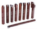 3/8" 9 Pieces/Set, Indexable Carbide Turning Tools and Boring Bar, for Cutting Aluminum, 3988-0038