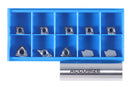 Replacement Inserts Set (10 pcs/set) for 9 pcs Indexable Carbide Turning Tool and Boring Bar Set, for Cutting Aluminum