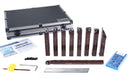 5/8" 9 Pieces/Set, Indexable Carbide Turning Tools and Boring Bar, for Cutting Aluminum, 3988-0058