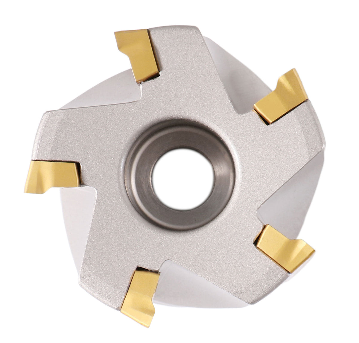 2'' by 3/4'' 90 Deg Square Shoulder Indexable Face Mill with 5 Pcs Apkt1604 Carbide Inserts, 4508-0012
