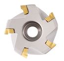 2'' by 3/4'' 90 Deg Square Shoulder Indexable Face Mill with 5 Pcs Apkt1604 Carbide Inserts, 4508-0012