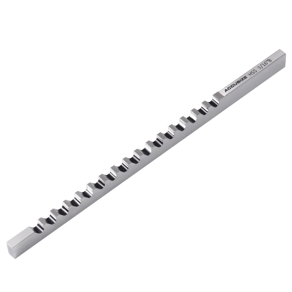 3/16 inch, Style B, High Speed Steel Keyway Broach, 5000-0014