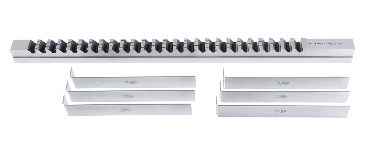 H.S.S. Keyway Broach, Metric, Inch, Style A, Style B, Style C, Style D, Style E & Style F
