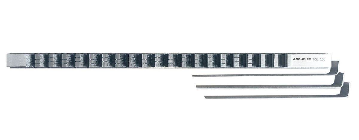 H.S.S. Keyway Broach, Metric, Inch, Style A, Style B, Style C, Style D, Style E & Style F
