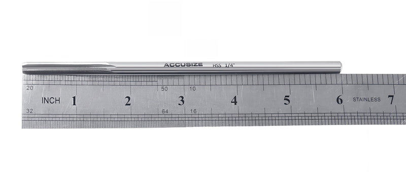 Inch ANSI HSS M2 Single Straight Flute Chucking Reamers