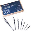 H.S.S. Solid Cap Screw Counterbore Set, 3 Flute, Straight Shank, 7 Pc, 508S-0007