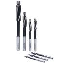 H.S.S. Solid Cap Screw Counterbore Set, 3 Flute, Straight Shank, 7 Pc, 508S-0007